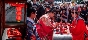 集体婚礼浪漫来袭！速拉侠侣报名，倩女许你十里红妆、凤冠霞帔