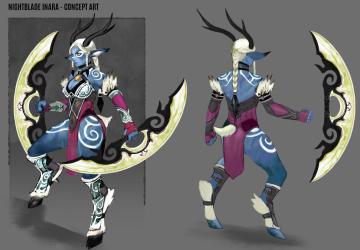 【曝光】暗夜刀刃伊娜原画