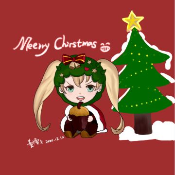 圣诞主题画~