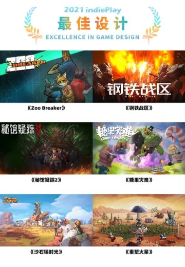 《糖果灾难》入围2021indiePlay中国独立游戏大赛“最佳设计”奖