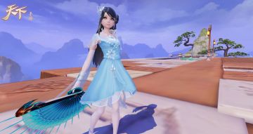 胡风春夏起，翩翩吹我衣！《天下》手游夏日新衣飘逸感十足！