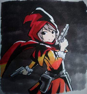 月圆之夜小红帽新职业——女枪手(•౪• )