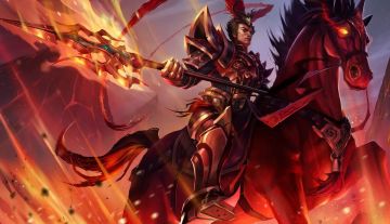 【新皮肤预告】一骑当千，威名盖世，吕布 奉先 嘉文四世邀你共战群敌！