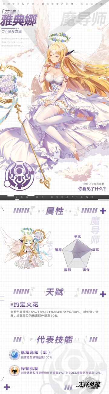 【星界档案】花嫁雅典娜——『我的梦会保护你，像我宣誓的那样，永远保护你~』