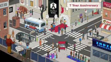 锈湖官方推特的谜语推文：Tomorrow 🚇👀