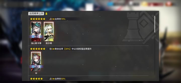 关于斯卡蒂跟凯尔希的池子。截图