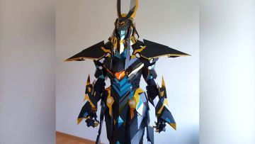 Martina Hugentobler的低多边形阿努比斯Cosplay