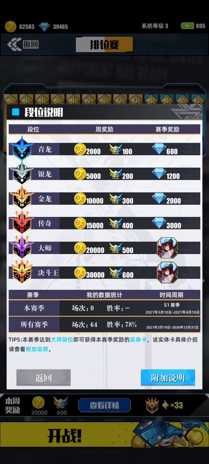 赛季为啥更新了,不是四月十号第二个赛季吗?截图