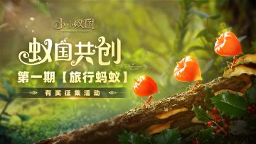 【有奖活动】第一期「蚁国共创」灵感征集活动——旅行蚂蚁