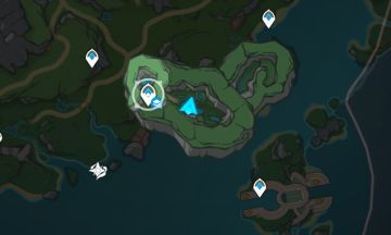 原神·资源获取丨锈舵酒馆的大炮开启的隐藏地图（锚点+2神瞳+3宝箱）