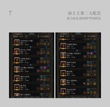 贴一下遗迹10骑士王的配装~