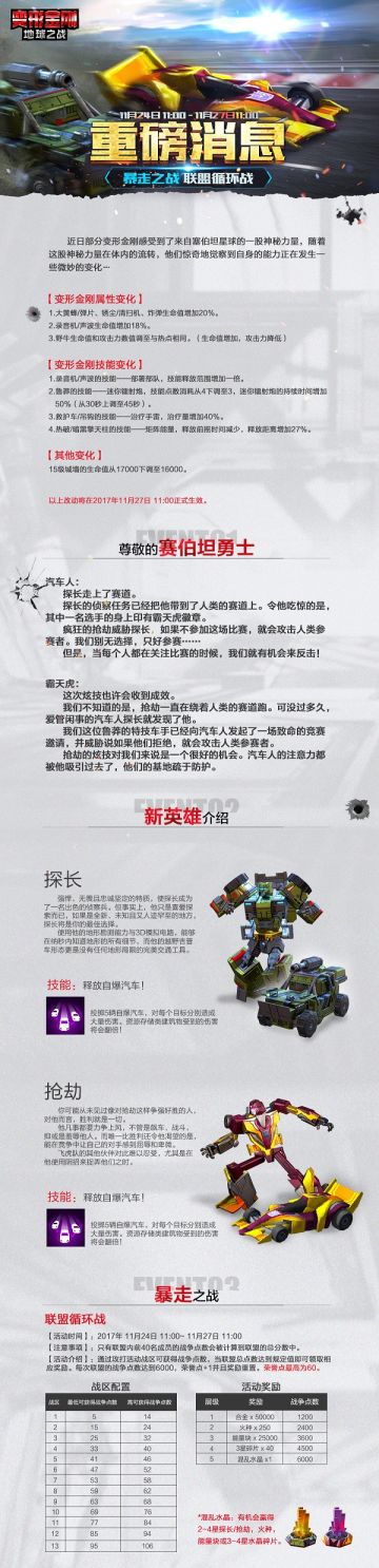 【本周活动】-暴走之战