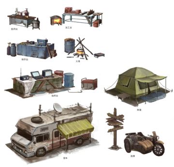 《Survive Another Day》营地物件篇