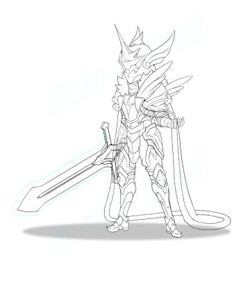 自己画着玩的天启圣子皮肤