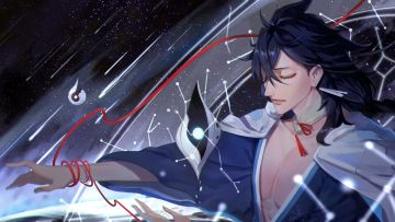 #角虫的腿部挂件#闭上眼，感受那亿万星辰（来源：@toma）