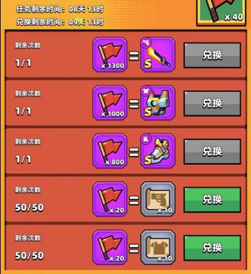 《弹壳特工队》不氪金可获取小红旗数量