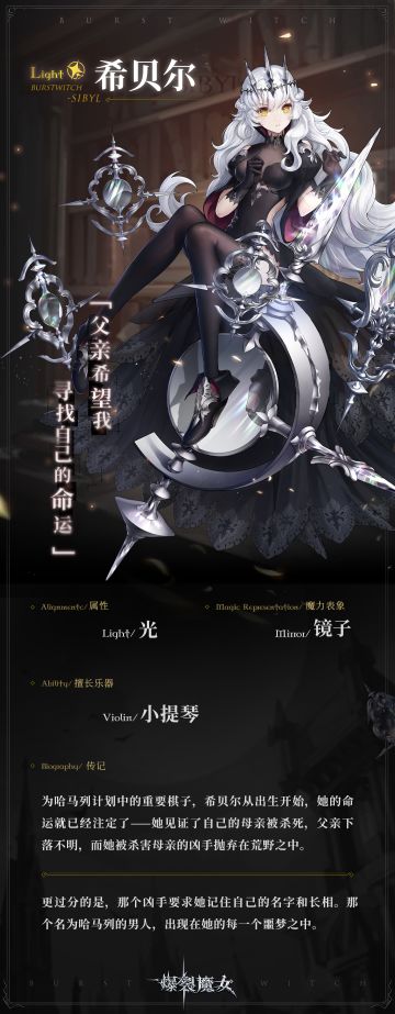 魔女档案丨希贝尔——父亲希望我寻找自己的命运……