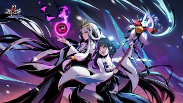 忍者必须死3主题壁纸——并蒂蓝雪