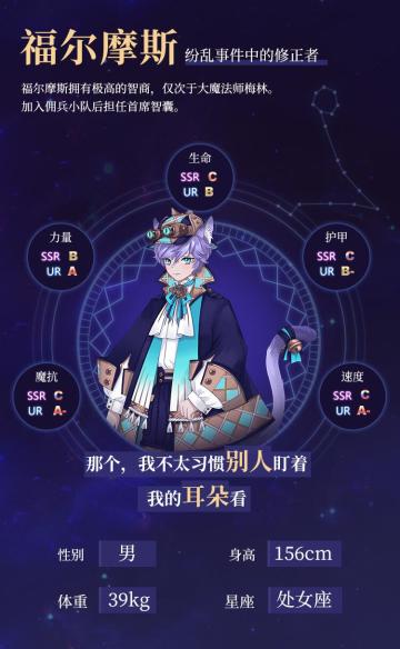 请给我来一只会变成男孩子的福尔摩斯喵吧！