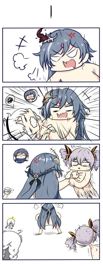 【崩坏3通讯中心】米斯勒达柯/四格漫画丨第一期（有一说一，这画风怎么看都是火星鸽子）