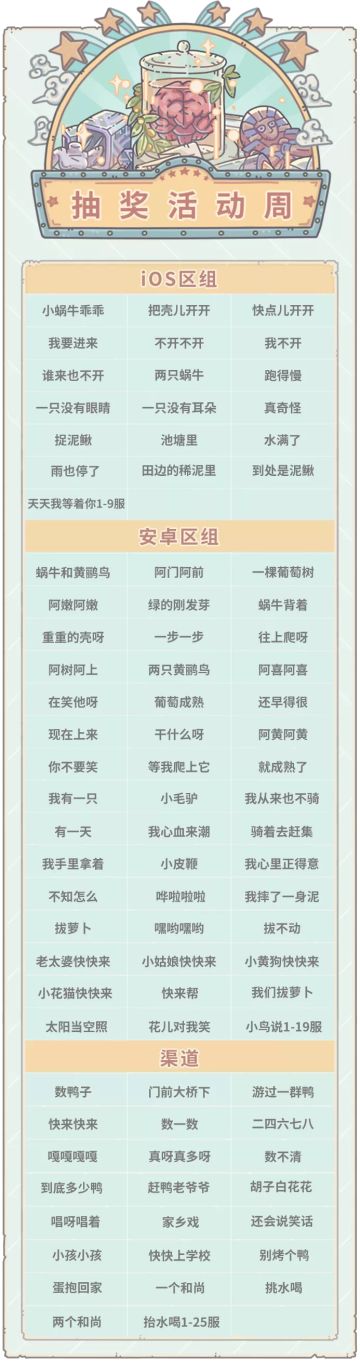 本期活动|0604活动预告，抽奖嘉年华上线！