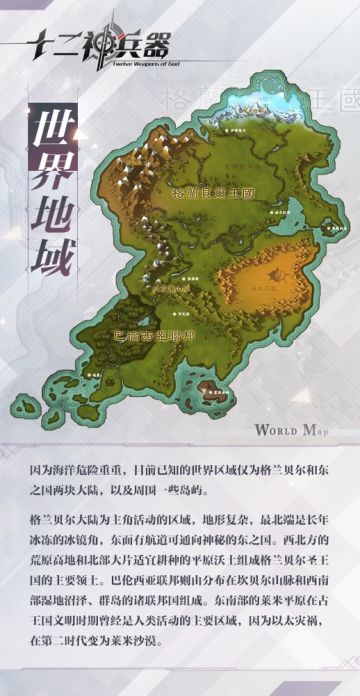 【地图信息】格兰贝尔大陆