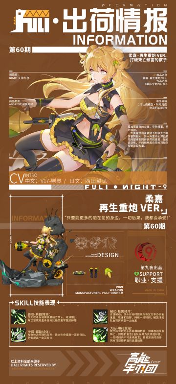 【出荷情报】第六十期：柔嘉·再生重炮 ver.