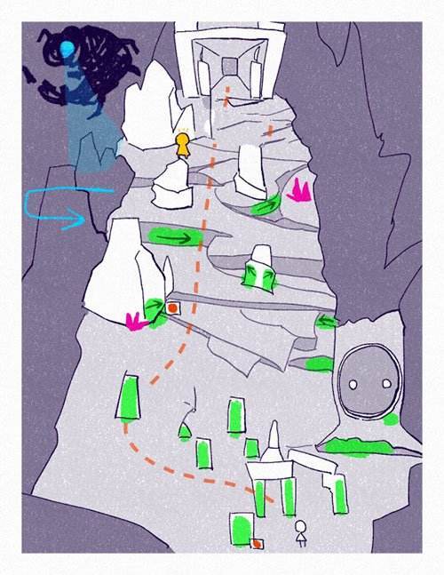暴风眼平面图（从第二扇门开始）截图