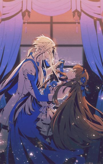 #角虫的腿部挂件#“不知今夜是否有幸能邀指挥使大人共舞？”（源：P站@Coral_beef）