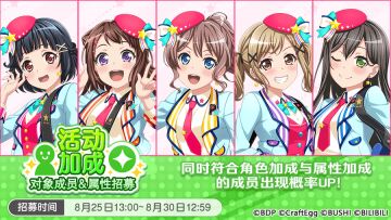招募预告·「活动加成对象成员&属性招募」