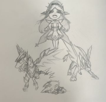 奥拉星同人手绘：逆时空