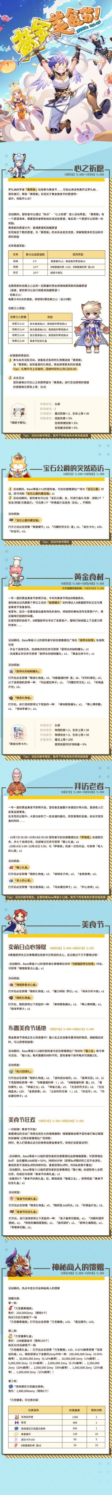 十月活动 |「黄金美食节」，属于吃货的庆典来啦！