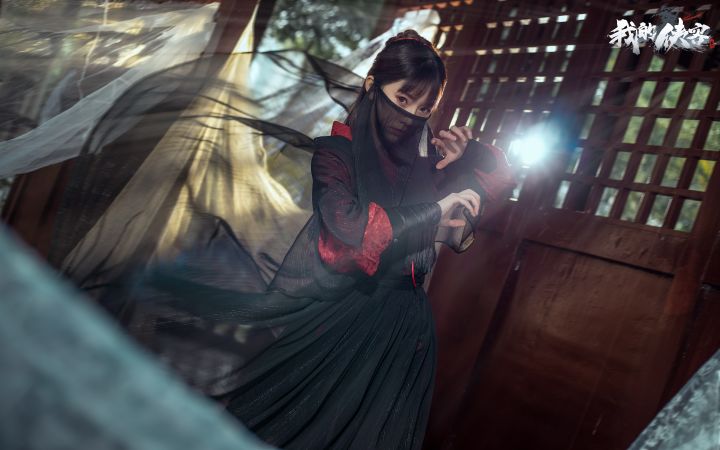 【新角色爆料—凌乌衣】乌衣大盗现身月牙村,精美画像意外流出!截图