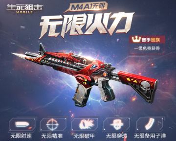 极限火力！《生死狙击》手游M4A1无限加入贵族奖励