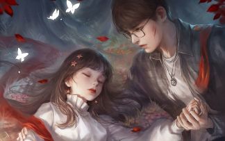 “情人节快乐...我的太阳”