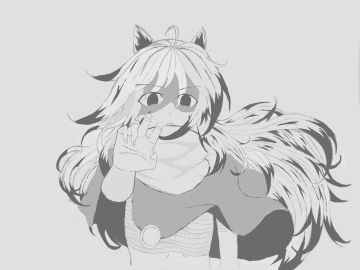 一个有点帅的狼（个人认为）