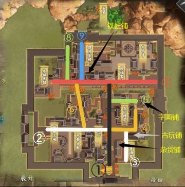 ［地图指南］常用店铺 与商贩位置、售卖物品一览【洛城】