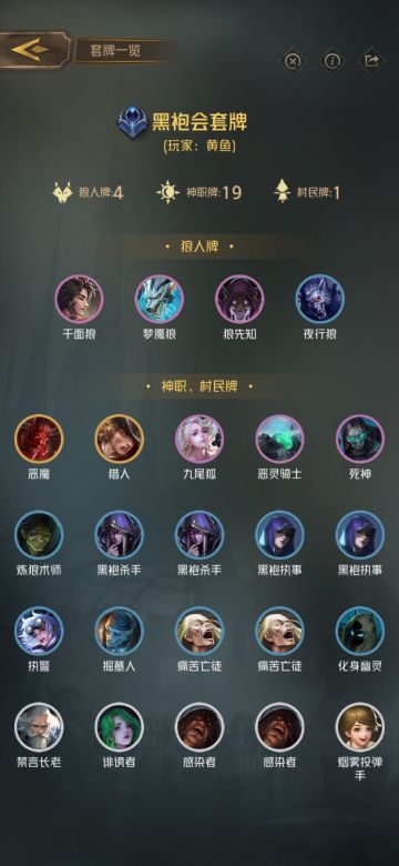 6元党的黑袍党卡组分享