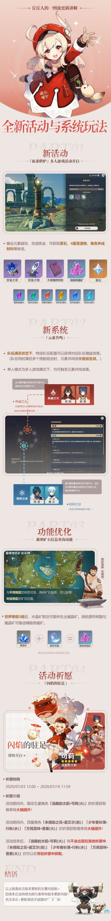 「启程测试」丘丘人的一图流更新讲解——全新活动与系统玩法