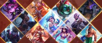 11款泳池派对皮肤免费用！105个英雄限免！战斗之夜奖励升级，霸天剑魔下周就来~