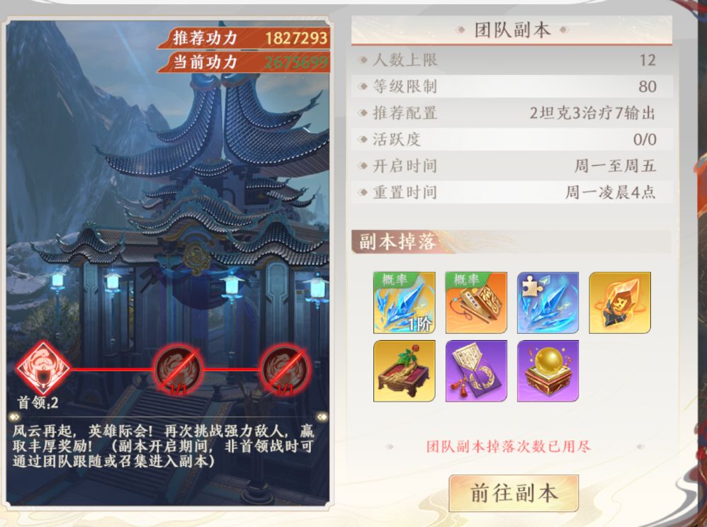 12人团本给的东西真香，要注意的就两个点截图