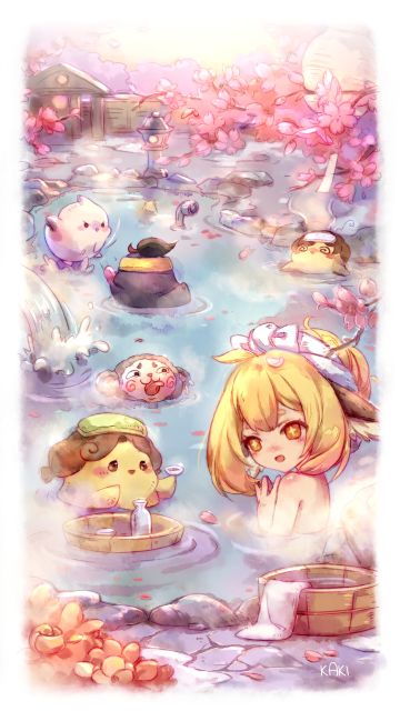 守护者，要一起来泡温泉吗？