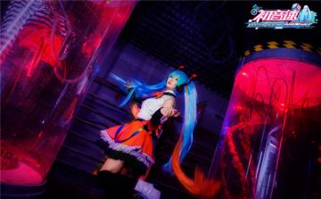 歌姬陪你来捣蛋！ 《初音速》初音万圣节coser美图来袭