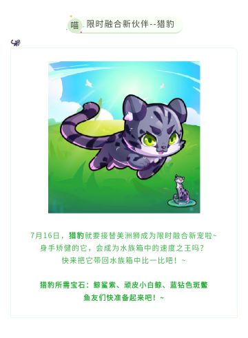 限时融合新成员---猎豹