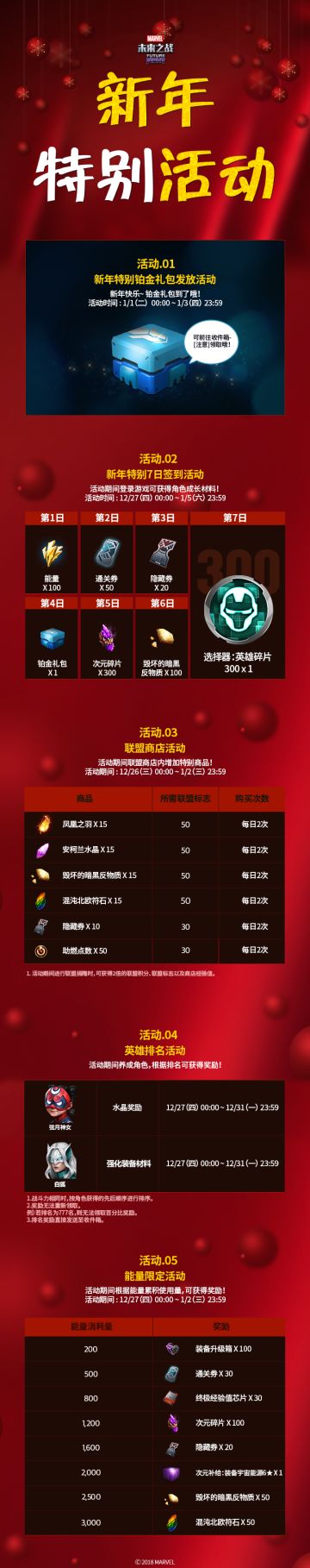 【系统活动】新年特别活动