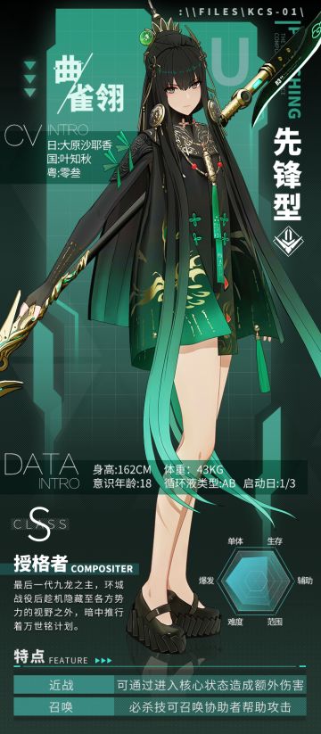 《战双帕弥什》云端资料库：授格者 | 曲•雀翎