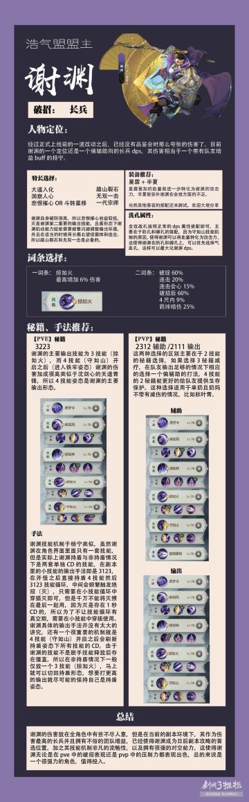 《剑网3：指尖江湖》浩气盟盟主--谢渊