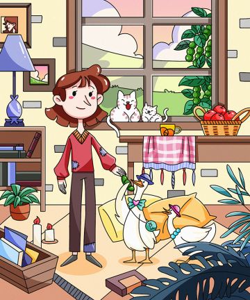 一个豌豆里的五粒豆