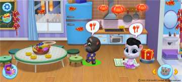 一款虚拟宠物休闲养成游戏——《汤姆猫总动员》