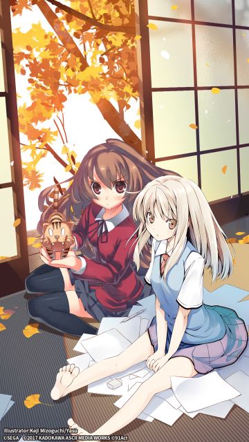 壁纸〡大河&真白的秋日记忆